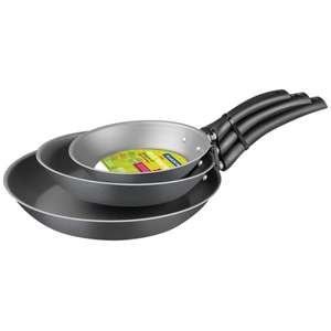 סט 3 מחבתות 16/20/24 ס"מ Tramontina Turin