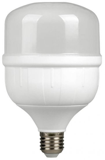 נורת LED חלבית הספק גבוה NISKO 50W E27 A118 – אור חם 3000K