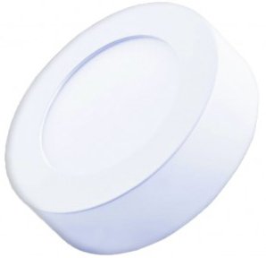 מנורה צמודת תקרה עגולה WELLMAX 6W – גוון אור 6500K