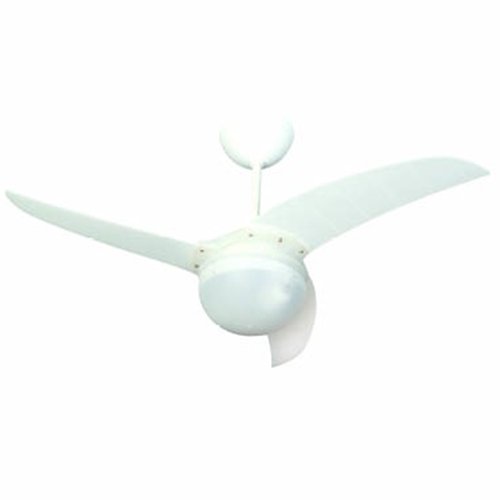 מאוורר תקרה דקורטיבי עם שלט רחוק לד ''Semicom Brazil SM-48C01 / W 48 - צבע לבן