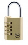 מנעול תליה קומבינציה פליז רוחב 40 ממ Yale