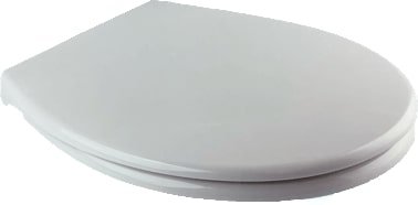 מושב אסלה טריקה שקטה ZM מקבוצת חמת הפצה דגם סביון - צבע לבן