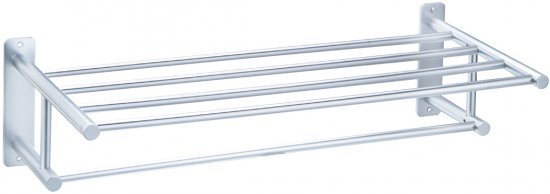 מתלה מגבות עם 4 מסילות + מסילה אחת מבית ZM חמת הפצה – צבע כרום