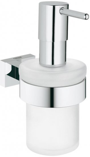מתקן דיספנסר לסבון GROHE דגם Essentials Cube – צבע כרום
