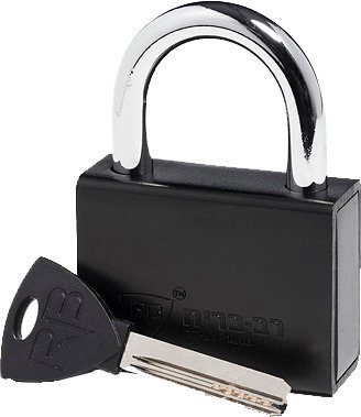 מנעול תליה מחוסם 13 ממ עם 3 מפתחות רב בריח