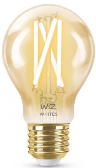 נורת פחם LED חכמה Wiz Wifi+BLU E27 7W A60 – גוון אור מתכוונן 2000K-5000K