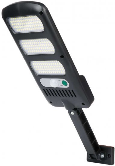 גוף תאורה סולארי עם מוט תלייה לגינה וחיישן תנועה Bpower