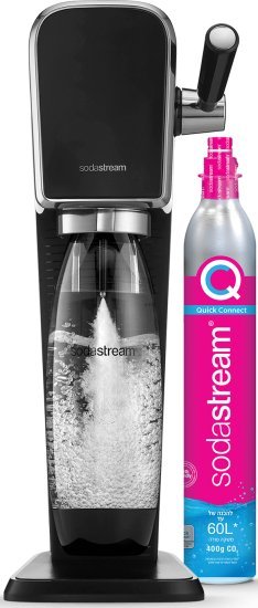 מכשיר סודה + מיכל גז – Sodastream ART, שחור