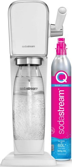 מכשיר סודה + מיכל גז – Sodastream ART, לבן