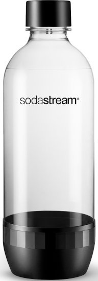 בקבוק פלסטיק 1 ליטר – Sodastream Spirit/OneTouch/Genesis/Terra/Art, שחור