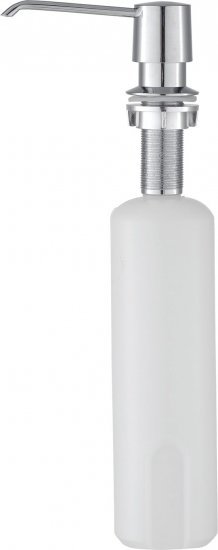 מתקן דיספנסר לסבון 600 מ"ל Aquila May – צבע כרום שיש