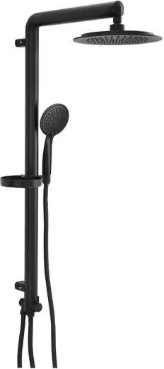 מערכת תליה למקלחת 5 מצבים 95 ס"מ River Nofar – צבע שחור