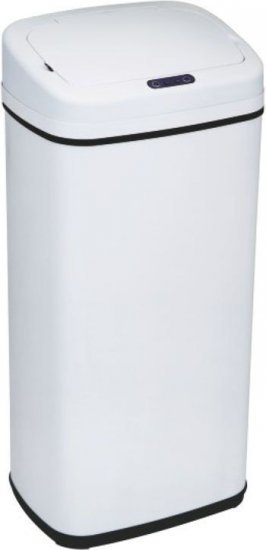 פח אשפה אלקטרוני מעוצב 30 ליטר עם חיישן אוטומטי Ramos - צבע לבן