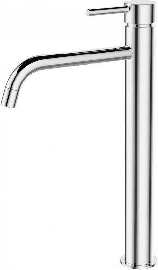 ברז פרח גבוה דגם Alto מסדרת Premium מבית Aquila – צבע כרום