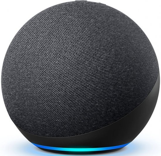 רמקול חכם Echo דור 4 Amazon צבע אפור כהה
