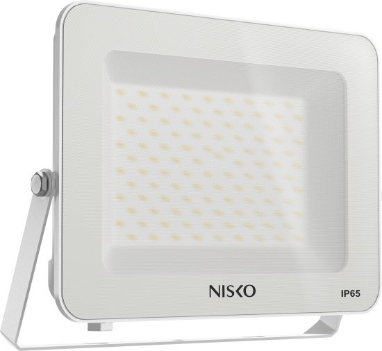 תאורת הצפה NISKO EAGLE 100W LED IP65 גוון אור חם 3000K – צבע לבן