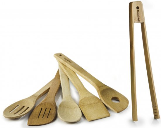 סט 6 כלי ששת מבמבוק – Arcosteel