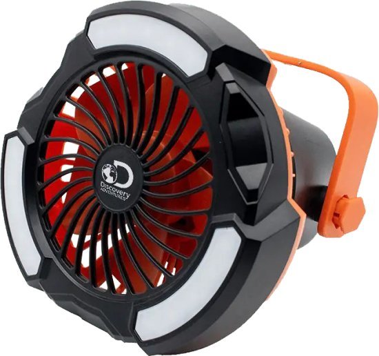 מאוורר ופנס לקמפינג דגם DS-FL100 מבית Discovery