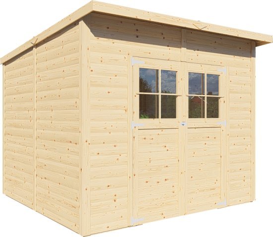 מחסן גינה מעץ GardenX דגם Rotterdam 88