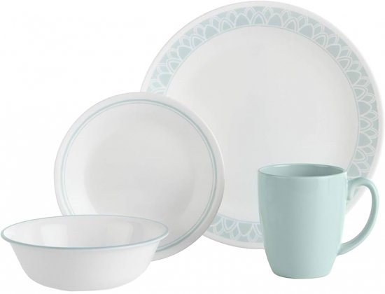 סט צלחות 16 חלקים – Corelle Classic Delano, ל-4 סועדים