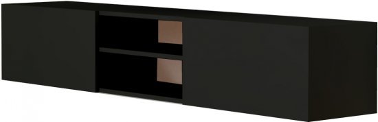 מזנון טלוויזיה צף 180 ס''מ Itai Tudo Design שחור