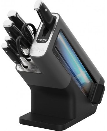 ערכת 6 סכינים עם מתקן אחסון ומשחיז – Ninja K32006