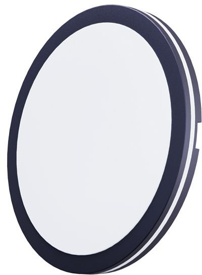 מנורה צמודת תקרה עגולה Omega MONO 50W – גוון אור מתחלף 3000K-6500K + כפתור, צבע שחור