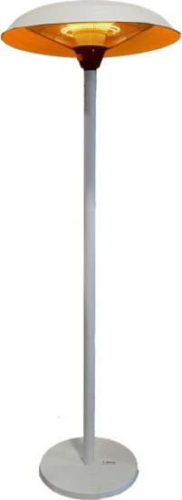 פטריית חימום חשמלית מעוצבת S.Patio 3000W - צבע לבן + כיסוי