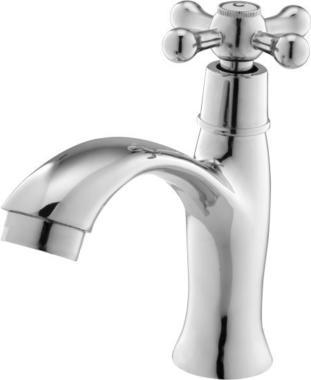 ברז פרח מים קרים מבית Aquila – צבע ניקל / כרום