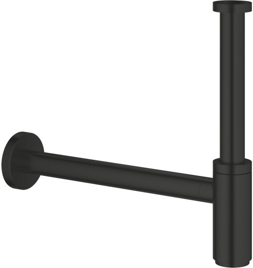 סיפון לכיור GROHE QuickFix – צבע שחור מט