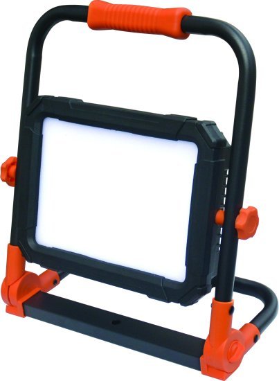 פנס הצפה נטען NISKO WORKER PLUS IP54 100W – צבע שחור / כתום – גוון תאורה 6000K