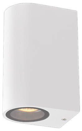 גוף תאורה צמוד קיר / חומה הברגה 2XGU10 לנורות עד OMEGA BACH Up Down 11W – צבע לבן