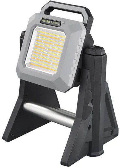 פנס הצפה טלסקופי נטען Semicom SM-2421S 50W – גוון אור CCT 3000K/4000K/6000K