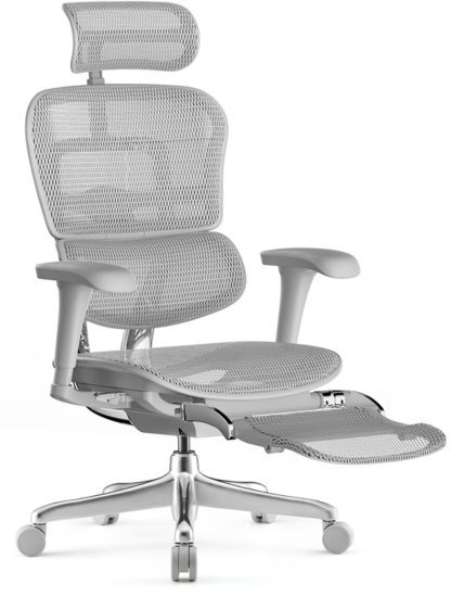 כיסא רשת משרדי ארגונומי מתכוונן Comfort Ergohuman Pro מבית Keisar - צבע אפור