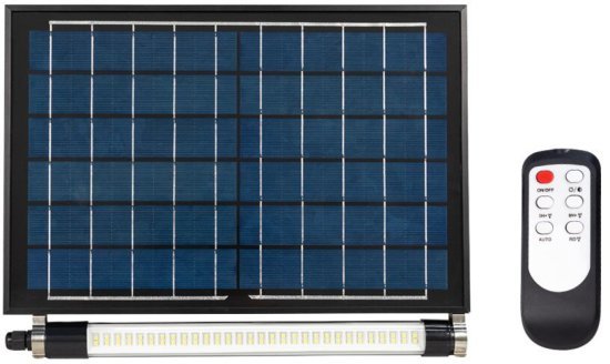 תאורת הצפה סולארית עם חיישן תנועה ושלט Nisko RADAR 100W – גוון אור 6500K