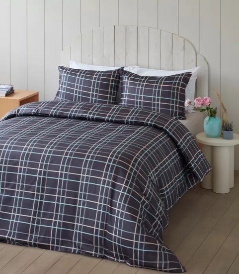 סט מצעים 90x200 ס"מ דגם נור מבית Homestyle – משבצות