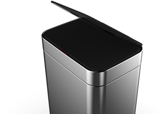 פח אשפה אלקטרוני 60 ליטר עם רגליים וחיישן אוטומטי עילי Ramos כסוף