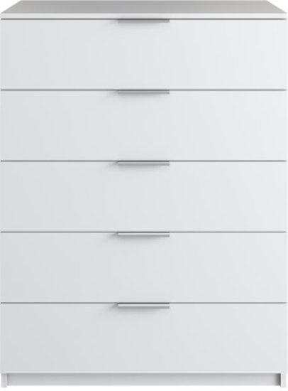 שידת 5 מגירות מבית Ramos - צבע לבן