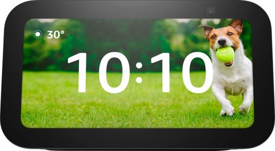 מסך חכם Echo Show 5 דור 3 עם צג בגודל 5.5 אינץ עם מצלמה 2MP מבית Amazon צבע Charcoal