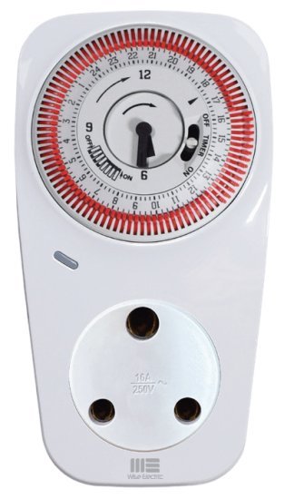 שעון 24 שעות למזגן Wise Electric S7P צבע לבן