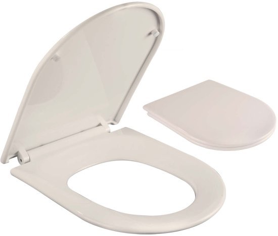 מושב אסלה טריקה שקטה לאסלה ישרה מבית Aquila – צבע פרגמון