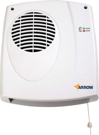 מפזר חום לאמבטיה Arrow דגם 600705-001 בהספק 2000W – צבע לבן