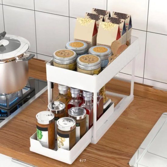 ארגונית מתחת לכיור – HomeSet, לבן