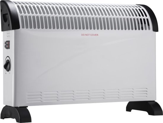 קונווקטור חשמלי 2000W מבית זק''ש - צבע לבן