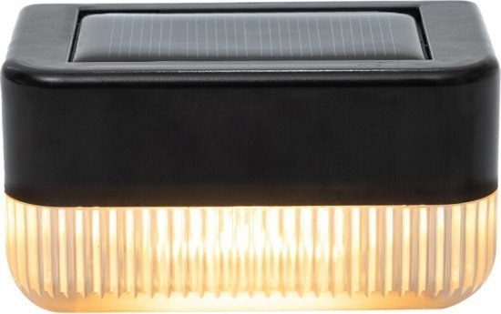 זוג תאורות סולאריות NISKO 2 Units Of BLAZE 3W WW IP44 – צבע שחור