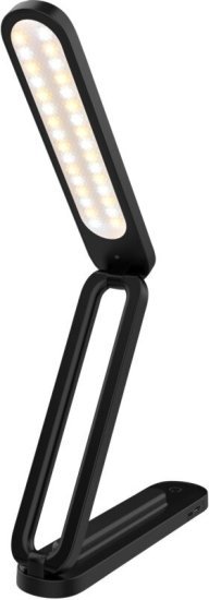 מנורת שולחן נטענת ומתקפלת NISKO COMPACT 5W – גוון אור 3000K/4000K/6000K – צבע שחור