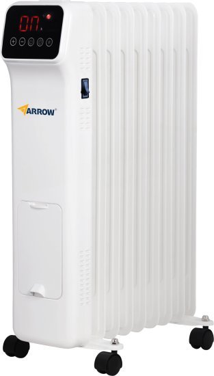 רדיאטור חימום דיגיטלי 7 צלעות עם שלט Arrow 1500W