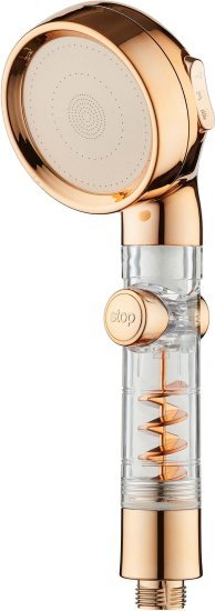 מקלח יד 4 מצבים עם לחץ מים מוגבר Aquila Shay – צבע זהב