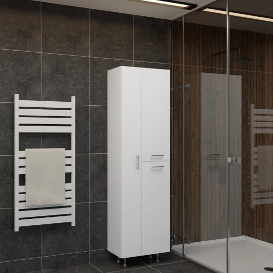 ארון שירות 3 דלתות דגם Aviad מבית Tudo Design - צבע לבן