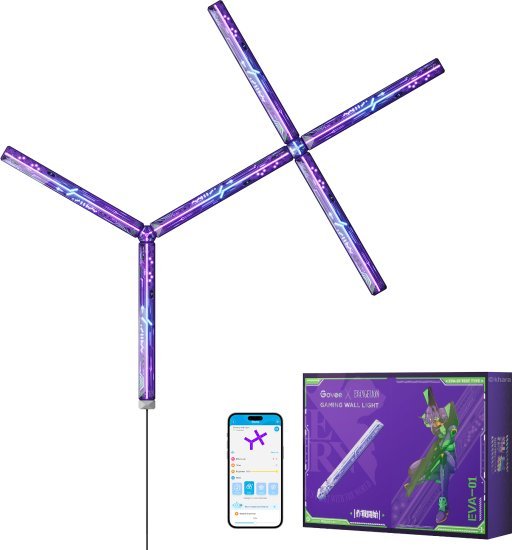 ערכת תאורה דקורטיבית חכמה לגיימינג Govee X Evangelion